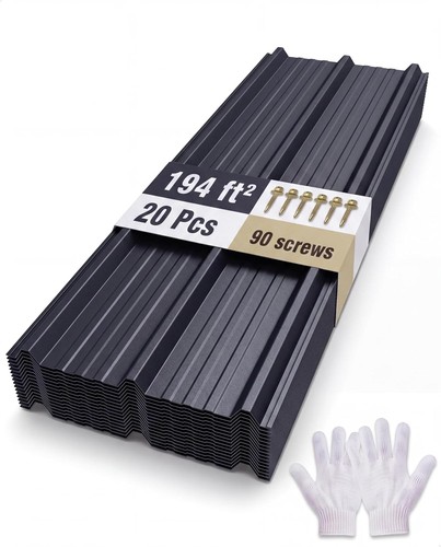 Pcs ribbed metal - 20, roofing