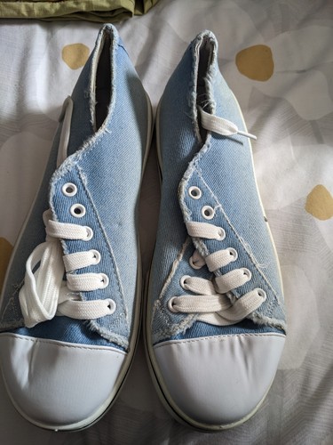 Light blue canvas - canvas, trainers