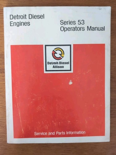 Detroit diesel engines series - detroit,