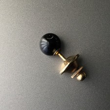 Vintage Gaboon Ebony Wood Tie