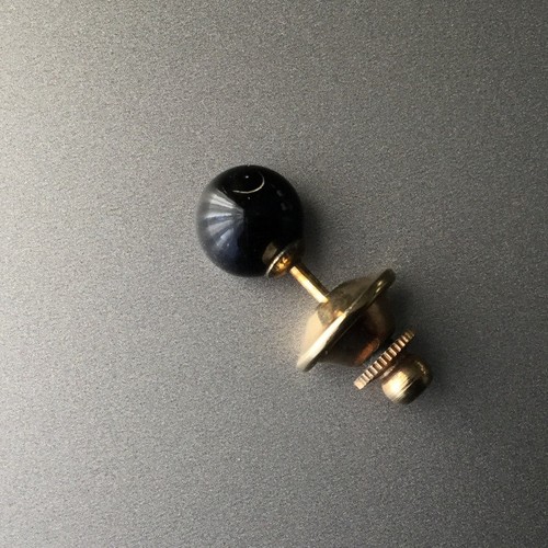Vintage gaboon ebony wood tie - vintage,