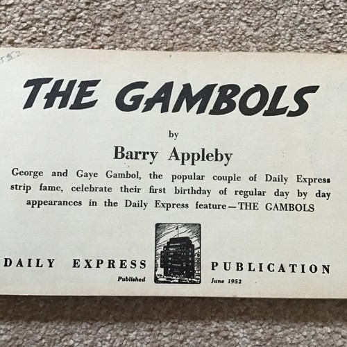 First edition the - the, gambols