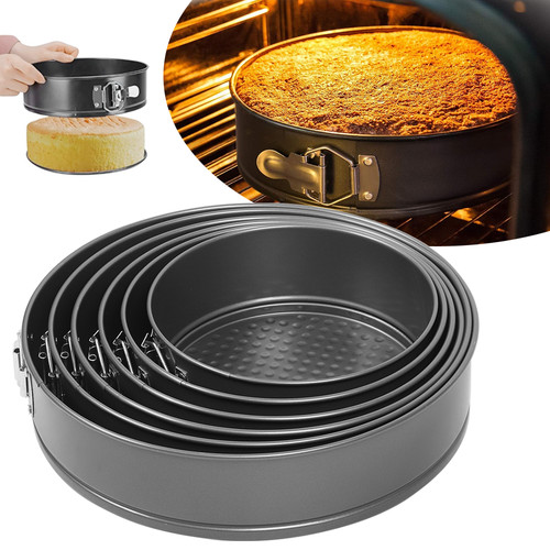 Round cake making tins - 6x,