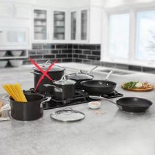 Kirkland Signature Hard Anodised Induction 8 Piece Cookware Set - READ
