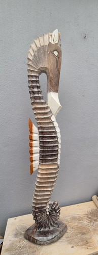 Giant carved wooden shabby