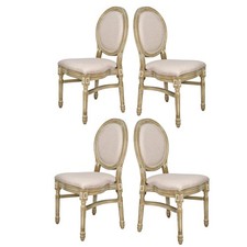 Chair Louis Pop Wood - Fabric