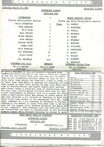 Liversedge north ferriby - north,