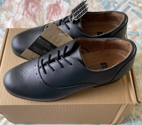 Shoe crew men black - men's, leather