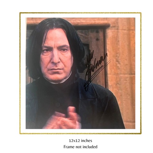 Alan rickman hand signed - hand,