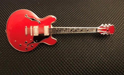 Gibson guitar enamel pin badge - enamel,