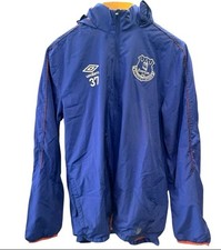 Everton Jacket Mens Large Adult Umbro Track Blue Full Zip Football Training Top