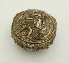 Vintage Round Silver Plate
