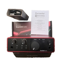 Focusrite scarlett solo 4th - scarlett,