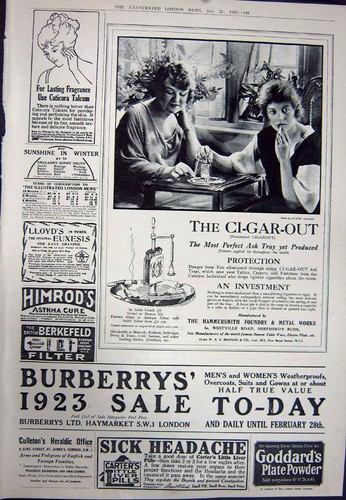Old vintage print 1923 - old,