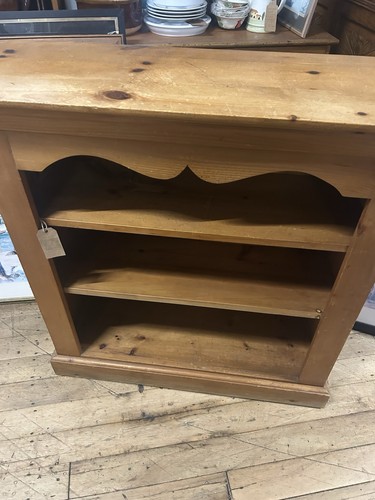 Vintage pine bookcase - vintage,