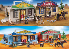 Playmobil TAKE ALONG WESTERN CITY 4398,70012 Spares