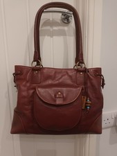 Hidesign Burgundy Tote Bag