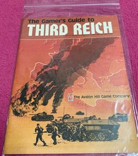 Avalon Hill WWII Land Combat Gamer's Guide to Third Reich VG+