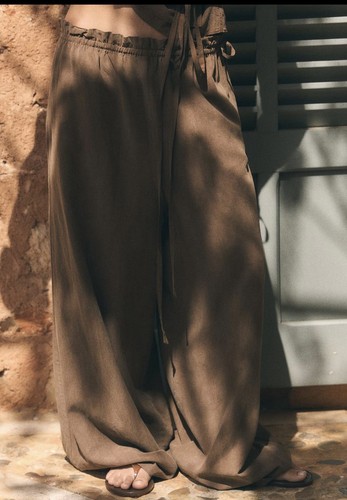 Zara dark brown palazzo - zara,