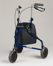 Aidapt Blue Steel Tri Walker