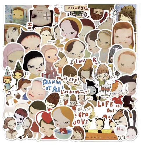 50pc yoshitomo nara sticker - 50pc,
