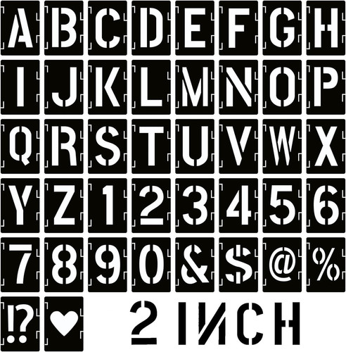Inch letter and - 2,