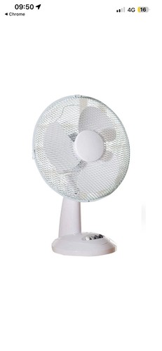 Inch desk fan speed - 12-inch, 3-speed
