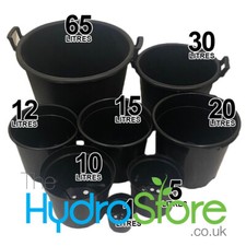Plastic Round Plant Pots - 1L