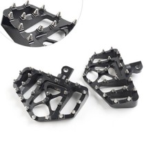 Wide Fat Foot Pegs MX Style Floorboard For Harley Dyna Touring Sportster Softail