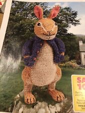 Beatrix Potter, Peter Rabbit knitting pattern, DK, Louise Watling, Toy, 27cm