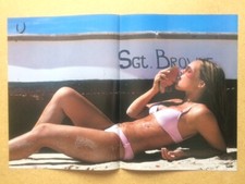 HOLLY McGUIRE Original Vintage Magazine Supplement Poster