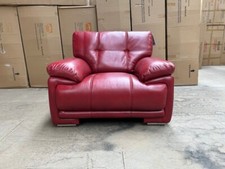 OLD STOCK CLEARANCE - Cranberry Chair Loveseat Faux Leather, unused QC Checked!
