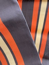 Vintage 1970s French Woven Deckchair Stripe Fabric X2 Lengths Sold Seperatly