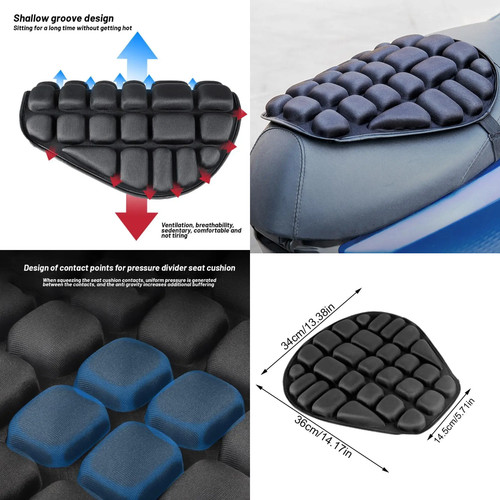 Motorcycle seat cushion - seat,