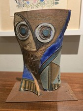 Studio Pottery Vintage Owl