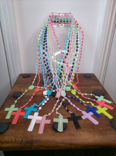Set multicoloured rosary - set,