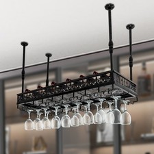 Ceiling Wine Glass Rack 35'' x