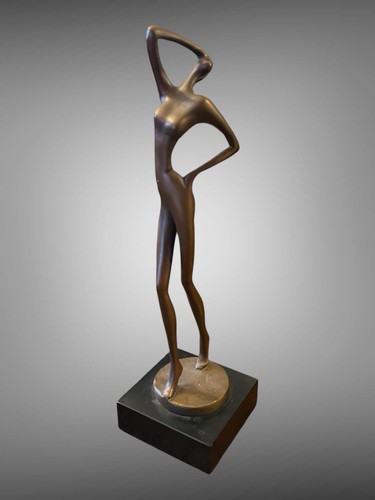 Art deco style bronze - in,