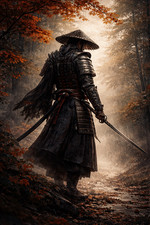 Japanese Samurai Autumn