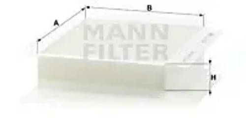 Cabin filter below the - , glove