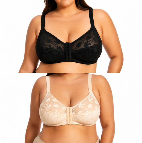Large lace front buckle - front,