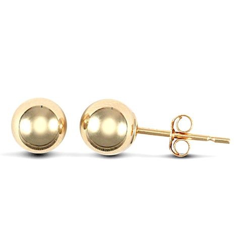 Stud earrings 9ct yellow - yellow, gold
