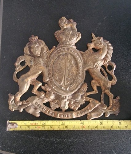 Antique safe plaque coat - plaque,