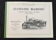 John Fowler Leeds Steam Traction Engine Plough Cultivating Machinery Brochure