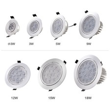LED Downlight Dimmable 3W 5W 7W 9W 12W 15W 18W Ceiling Light Recessed Spot Lamp 
