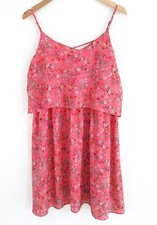 Promod Pink Layered Dress Size