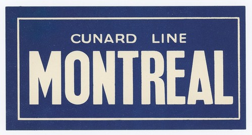 Vintage cunard line - vintage,