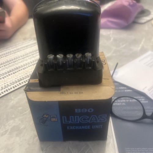 Lucas voltage regulator - lucas, v