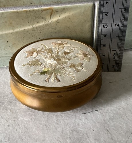 Vintage brass trinket box - box, 3