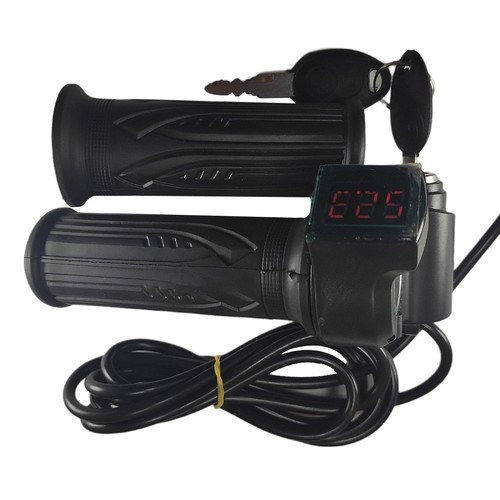Throttle handle with led - with,